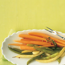Spicy Pickled Green and Wax Beans