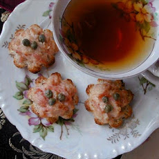 Deviled Ham and Caper Canapes
