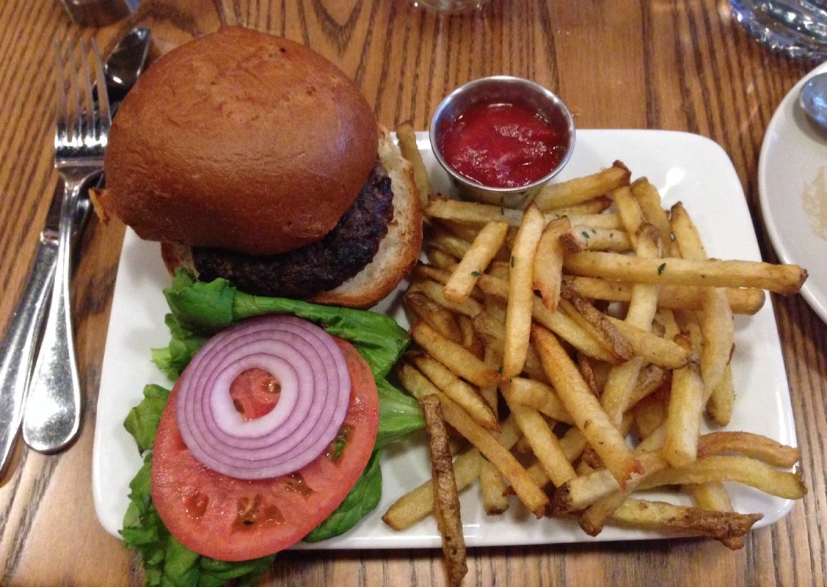 Brisket burger and rosemary fries... 
What a treat!