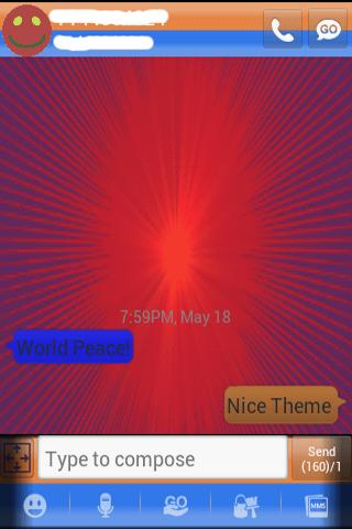 Solar Glare Sms Theme