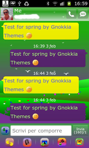 【免費個人化App】Spring of Four Seasons GOSMS-APP點子