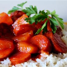 Island Kielbasa in a Slow Cooker