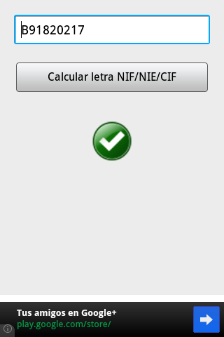 Calcula letra DNI NIF NIE CIF