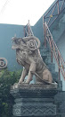 Brown Lion Statue 
