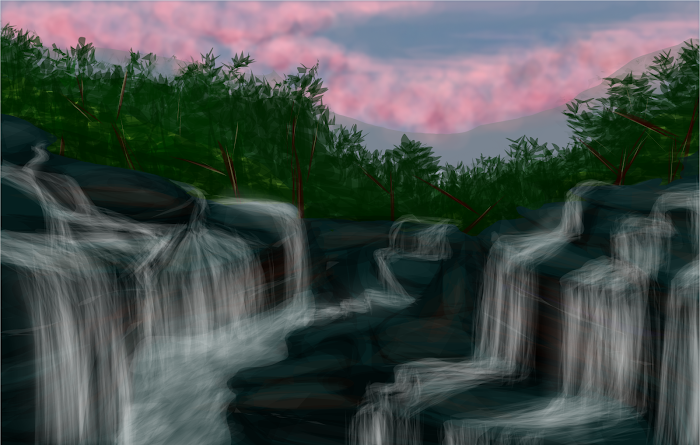 Water Over the Rocks