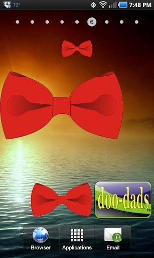 【免費個人化App】Bow Tie Red doo-dad-APP點子