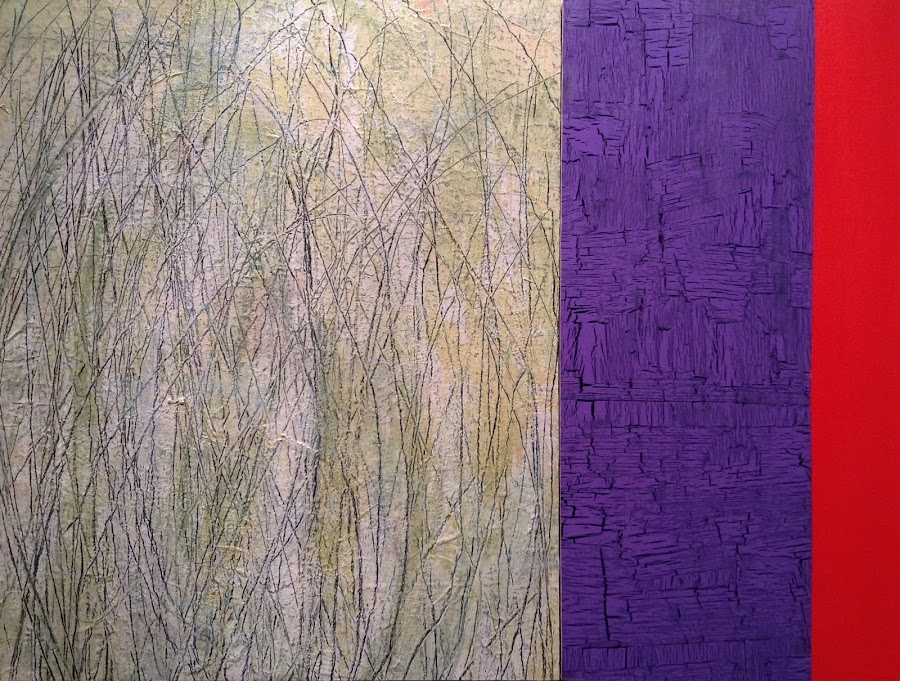 <p>
	<strong>Scratch Crackle Pop</strong><br />
	2013<br />
	mixed media on canvas mounted on wood<br />
	24x32in 61x81cm &nbsp;2 panel diptych<br />
	&nbsp;</p>
