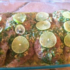 Lime, Jalapeno, Ginger and Garlic Roasted Chicken Breasts