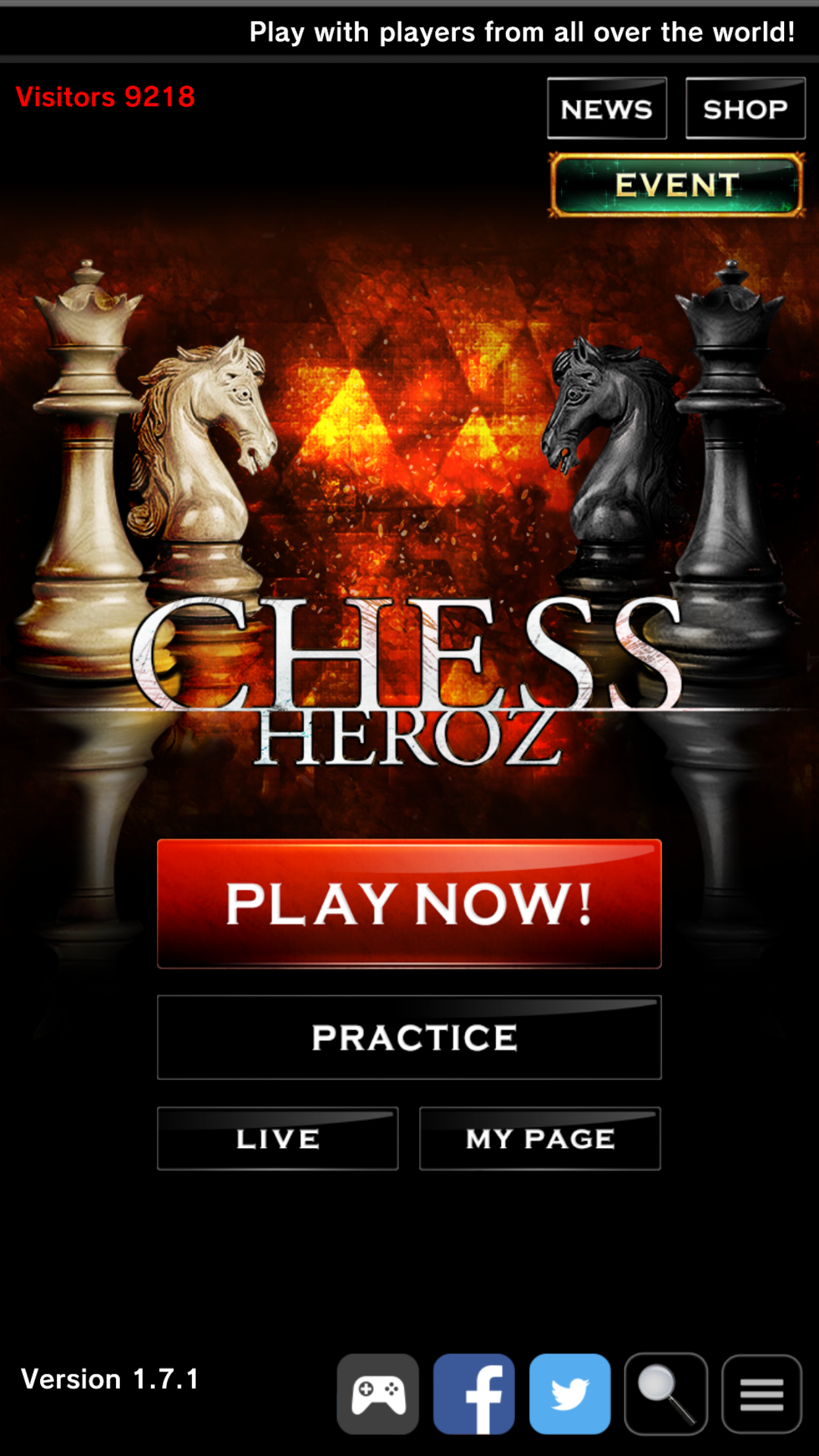 Android application chess game free -CHESS HEROZ screenshort