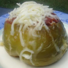 Kittencal's Stuffed Green Bell Peppers