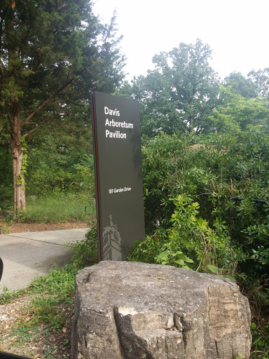 Davis Arboretum Pavilion Marker