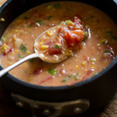 Gabrielle's Simple Tomato and Corn Soup