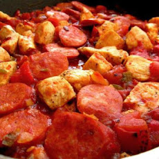 Cajun Chicken and Sausage Saute