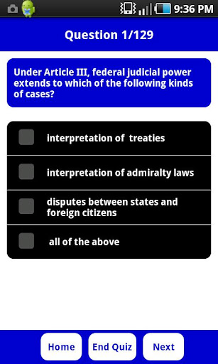 【免費教育App】Legal Quiz(Constitutional Law)-APP點子