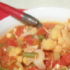 Quickie Chicken Veggie Soup