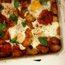 Baked Eggs & Coffee Cake Brunch