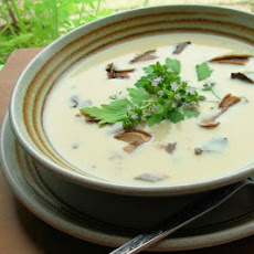 Wild Mushroom and Buttermilk Soup