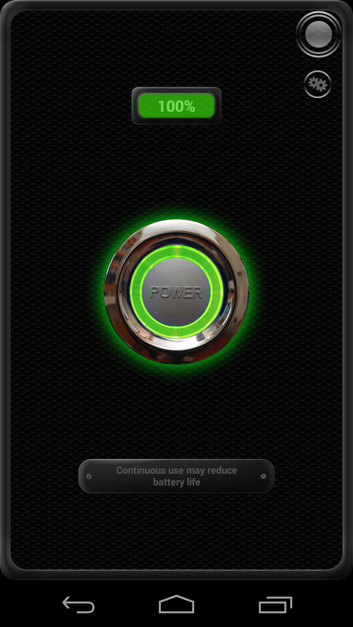 Android application TF: LED Light Classic screenshort