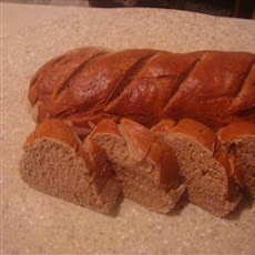 Italian Bread Baked on a Pizza Stone