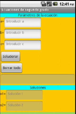 【免費教育App】Ecuaciones de segundo grado-APP點子