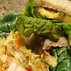 Sour Pickle and Sweet Peppers Coleslaw