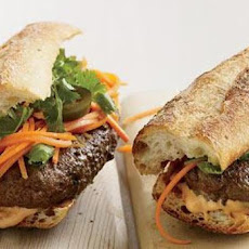 Vietnamese-Style Banh Mi Burgers