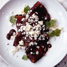Enfrijoladas (Corn Tortillas in Black Bean Sauce)