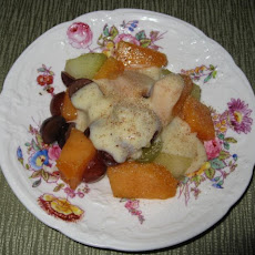Melon Salad with Orange-Honey Dressing