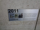 2011 Flood Marker Plaque
