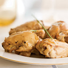 Honey-Pomegranate Roasted Chicken Thighs