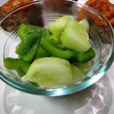 Pfepfel Bar Labid--Tunisian Cucumber and Pepper Relish