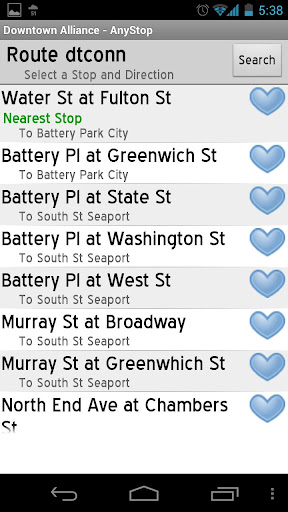 【免費交通運輸App】NY Downtown Connection AnyStop-APP點子