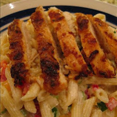 My Version of Blackened Chicken Pasta