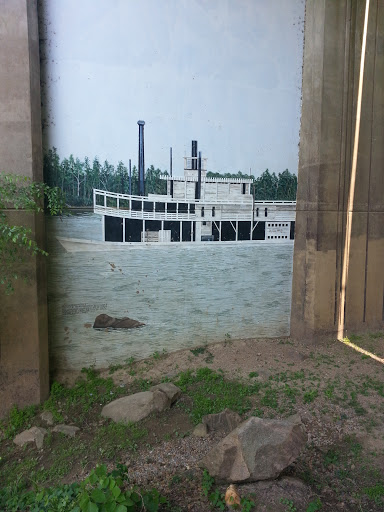 River Boat Mural