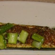 Roasted Zucchini Boats