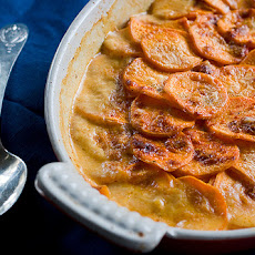 Sweet Potato Gratin with Smoked Paprika and Cayenne