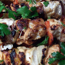 Grilled Soy and Dijon Marinated Swordfish Kebabs