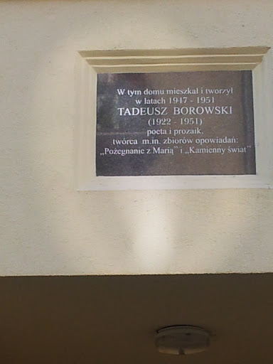 Tadeusz Borowski Memorial, Kaliska