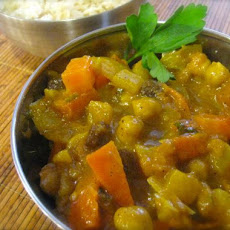 Sweet Savory Chick Pea Curry