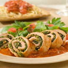 Spinach & Cheese Veal Rollatini