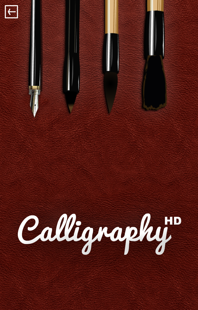 Android application Calligraphy HD+ screenshort
