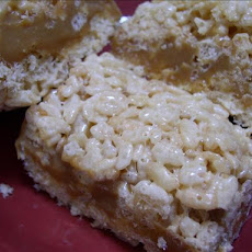 Caramel Krispies Bars