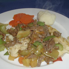 Citrus Beef Stir Fry