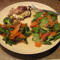 Stuffed Red-Wine and Cilantro Chicken