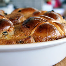 Low Fat Hot Cross Buns Bread & Butter Pudding!!