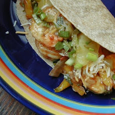Soft Shrimp Tacos With Tropical Salsa