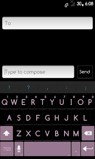 DarkPinkICE Skin for ICS Keybo