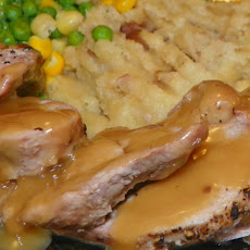 Roast Pork Tenderloin With Apple Cider Cream Sauce