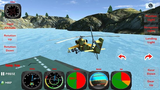   X Helicopter Flight 3D- screenshot thumbnail   