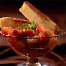 Citrus Medley with Pound Cake Triangles